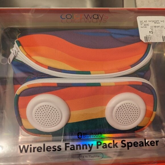 Pride Colorways Wireless fanny pack speaker - New - Picture 1 of 4